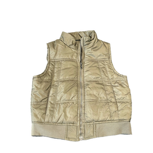 3/27$ Calvin Klein Jeans Kids Olive Green Sleeveless Puffer Vest size 4